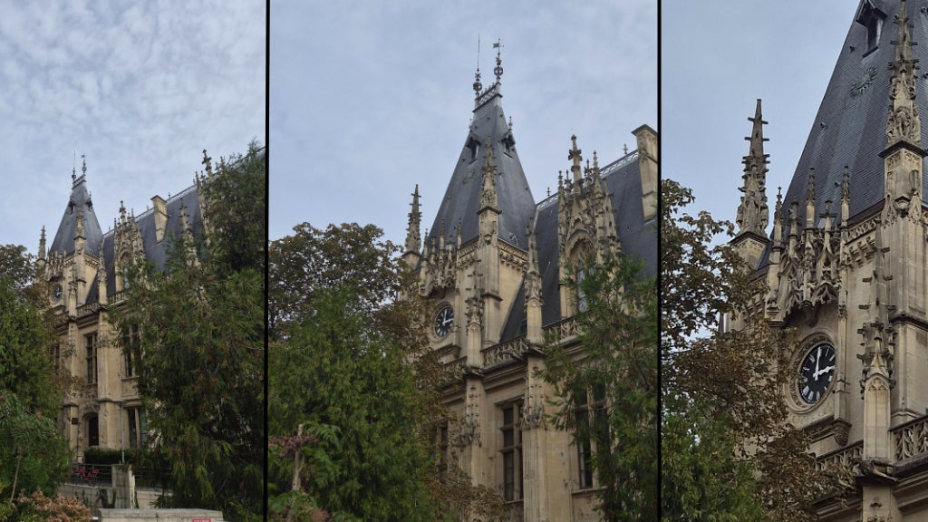 Le Palais de Justice de Rouen en zoom x1, x2 et x4 Le Palais de Justice de Rouen en zoom x1, x2 et x4