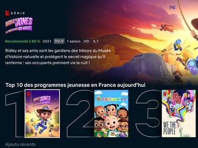 Netflix déploie de nouveaux outils pour mettre en avant ses contenus Jeunesse