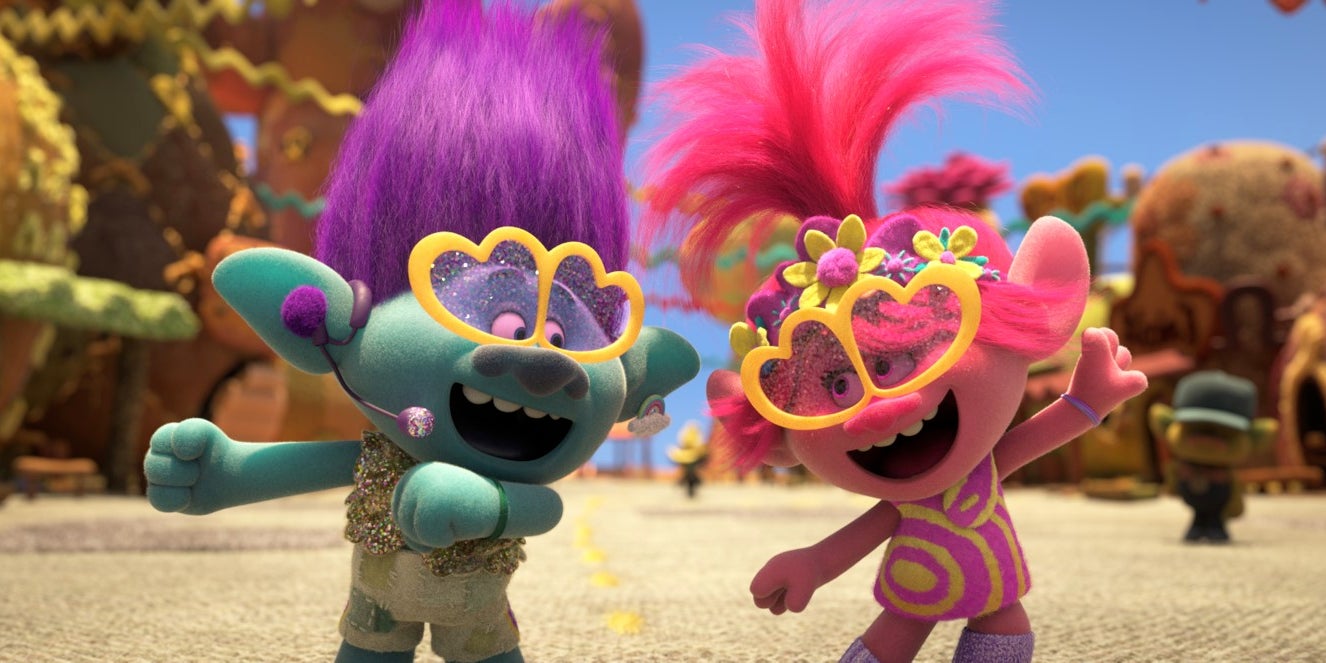 Poppy et Branch, toujours inséparables dans "Les Trolls 2 : Tournée Mondiale".
