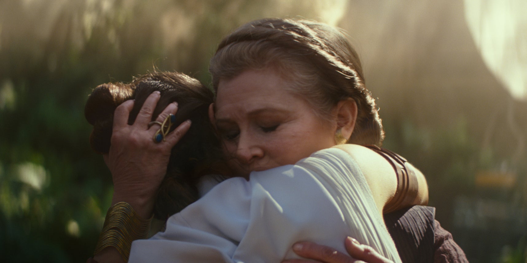 La princesse Leia et Rey dans Star Wars IX : L'Ascension de Skywalker.
