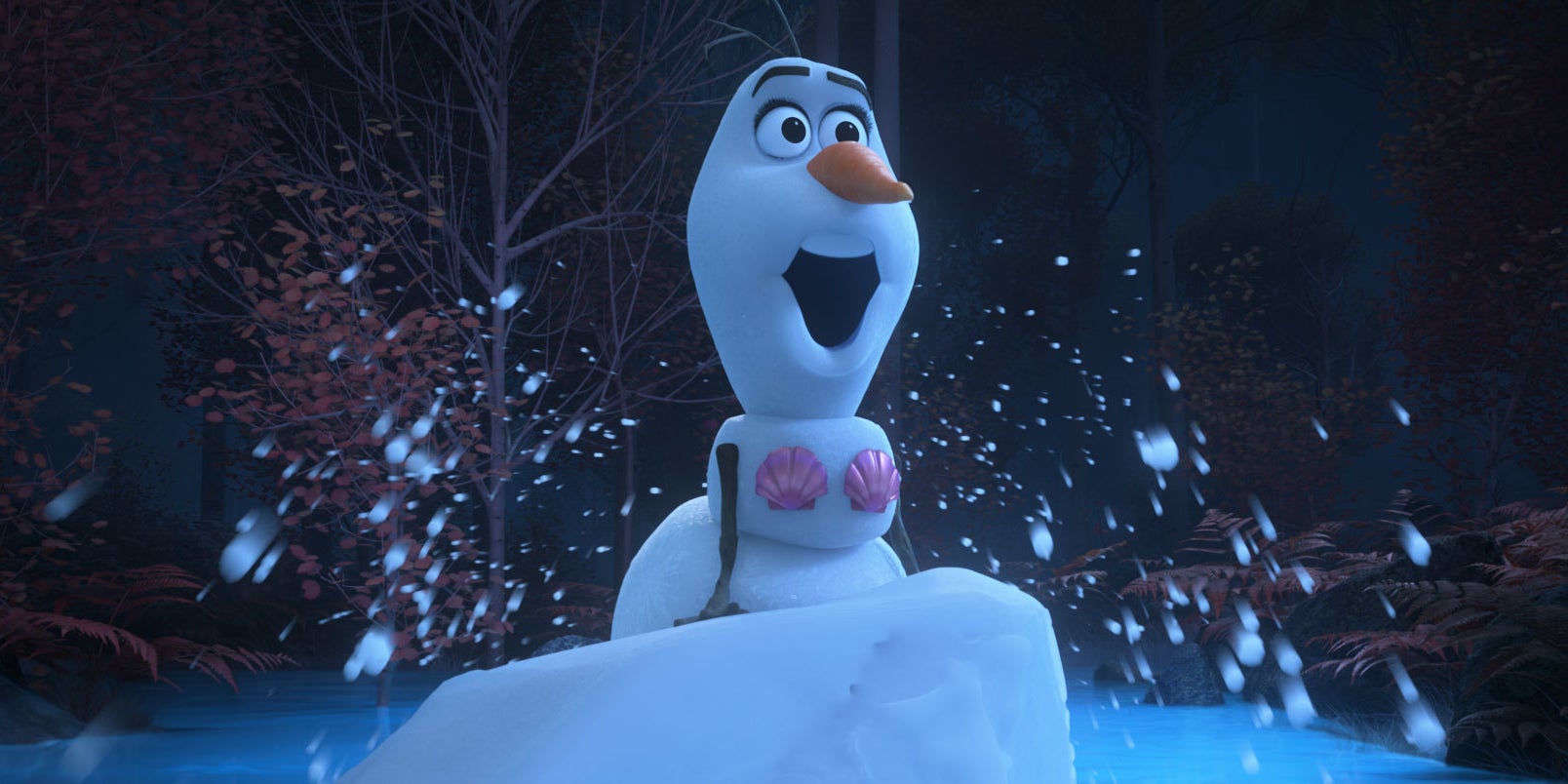 Olaf (ici en Petite Sirène) va raconter les plus grandes histoires de Disney sur Disney+