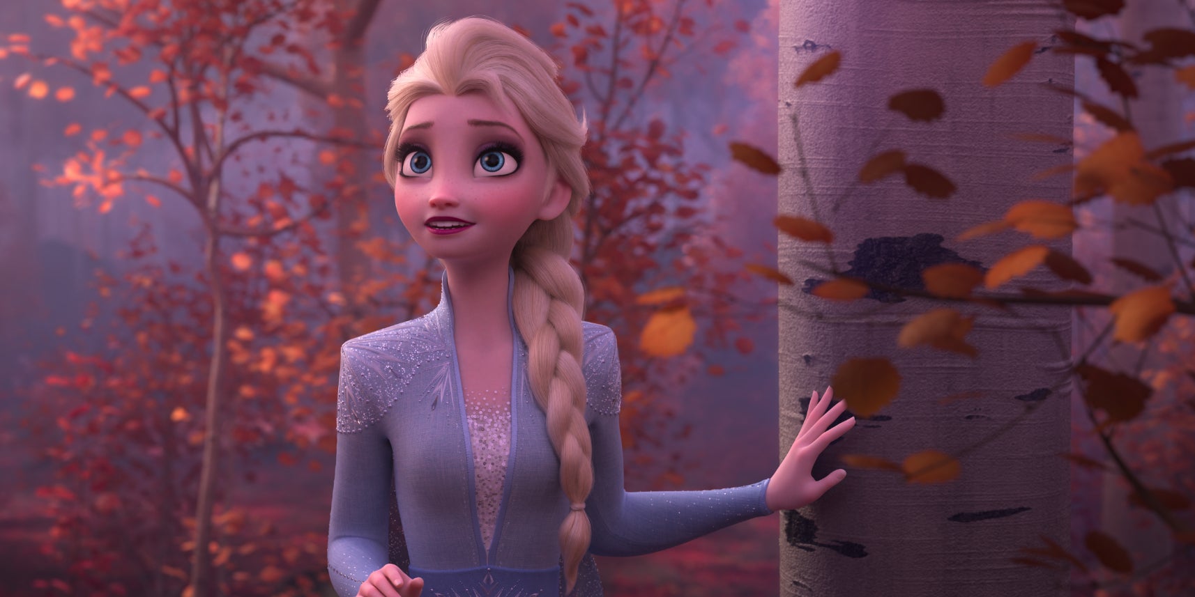 Elsa découvre une forêt enchantée dans "La Reine des neiges 2"