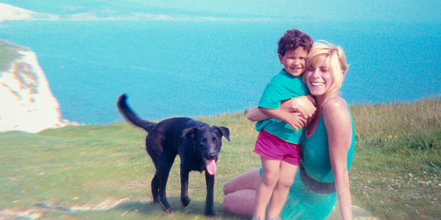 Rachel Nickell et son fils Alex Hanscombe dans le documentaire "Le Meurtre de Rachel Nickel", à voir sur Netflix.