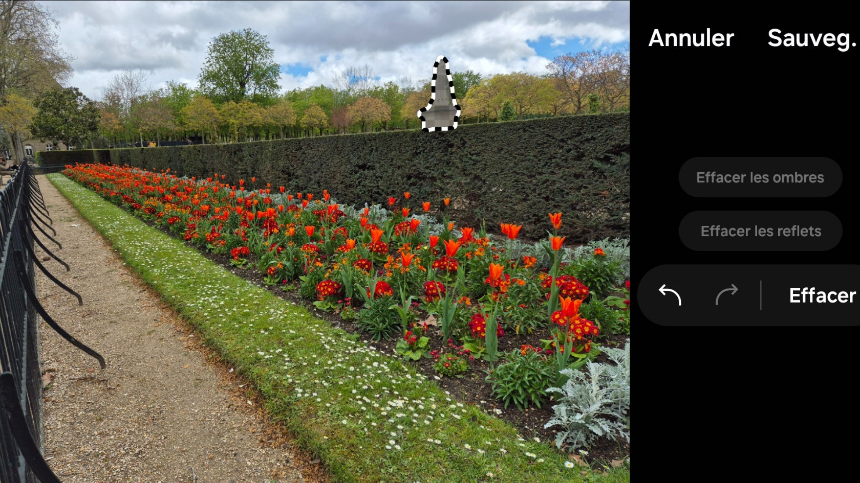En seulement 2 clics, nous parvenons aisément à identifier l'élément devant être effacé. En seulement 2 clics, nous parvenons aisément à identifier l'élément devant être effacé.