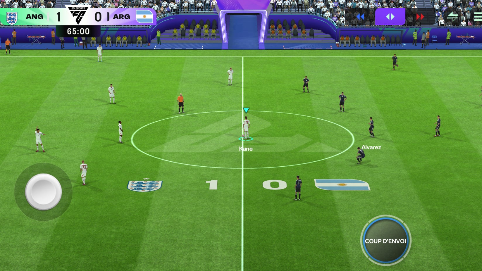 Capture de FC26 Mobile lancé sur l'iPhone 17.