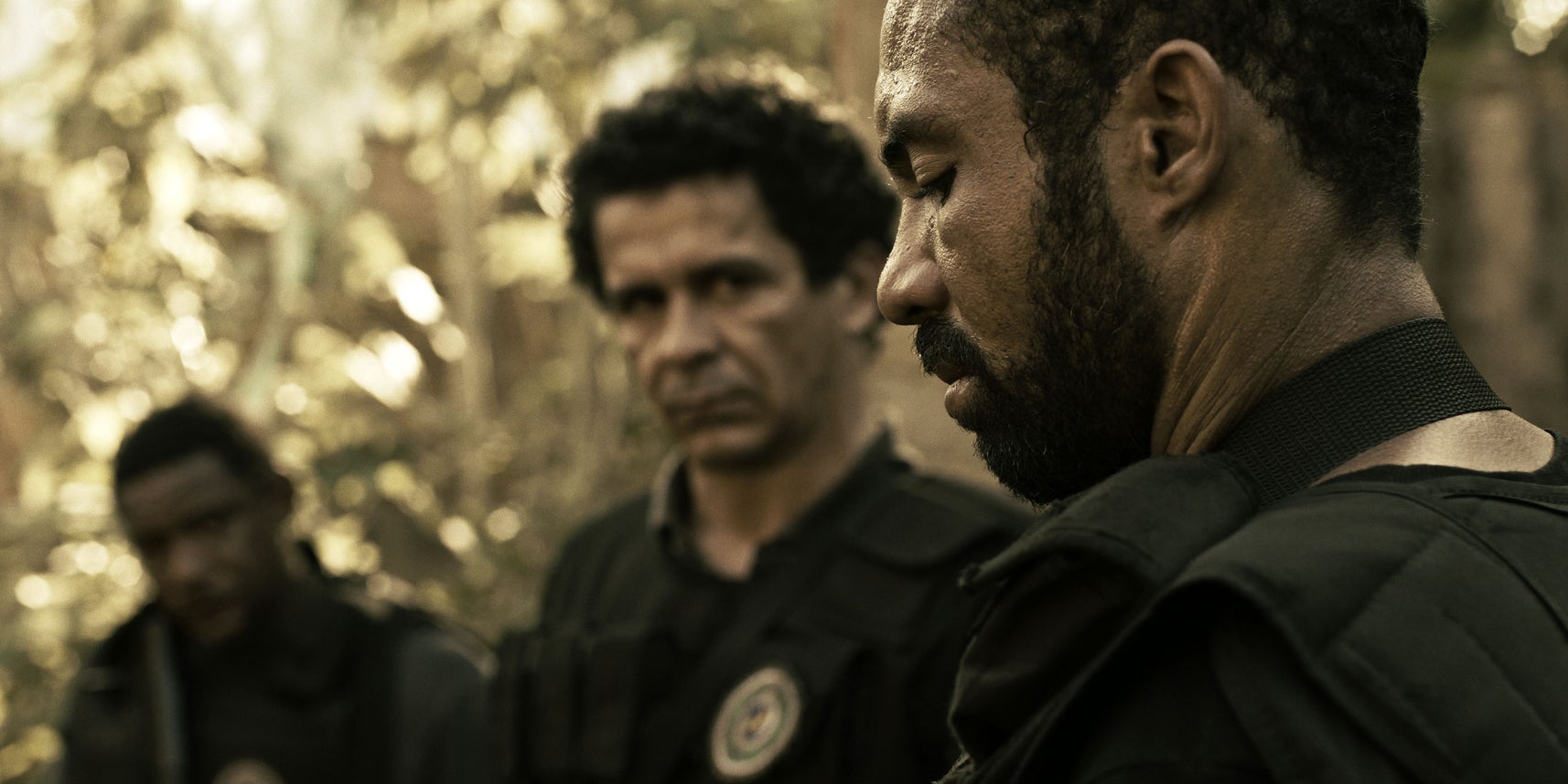 Silvio Guindane dans le rôle de Mendonça, le leader de la brigade anti-enlèvements "The Division"...