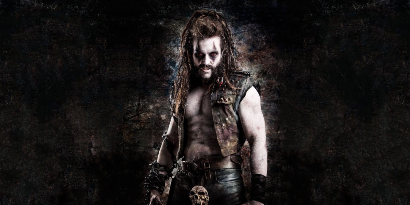 Lobo, anti-héros introduit dans la deuxième saison de Krypton, sur SYFY, et interprété par Emmet J. Scanlan.