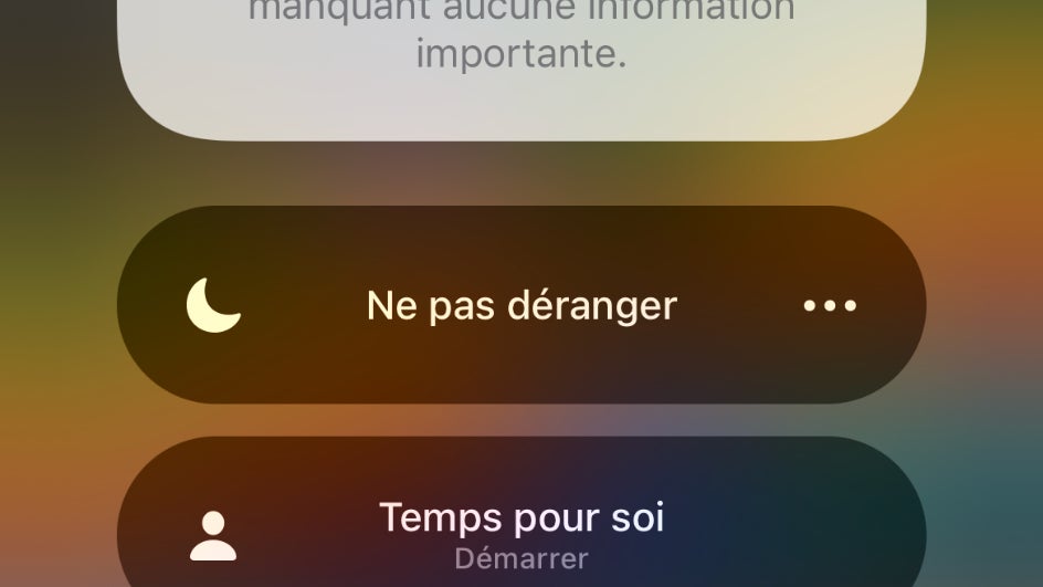 iOS 15 propose plusieurs modes s'adaptant aux différents moments de la journée