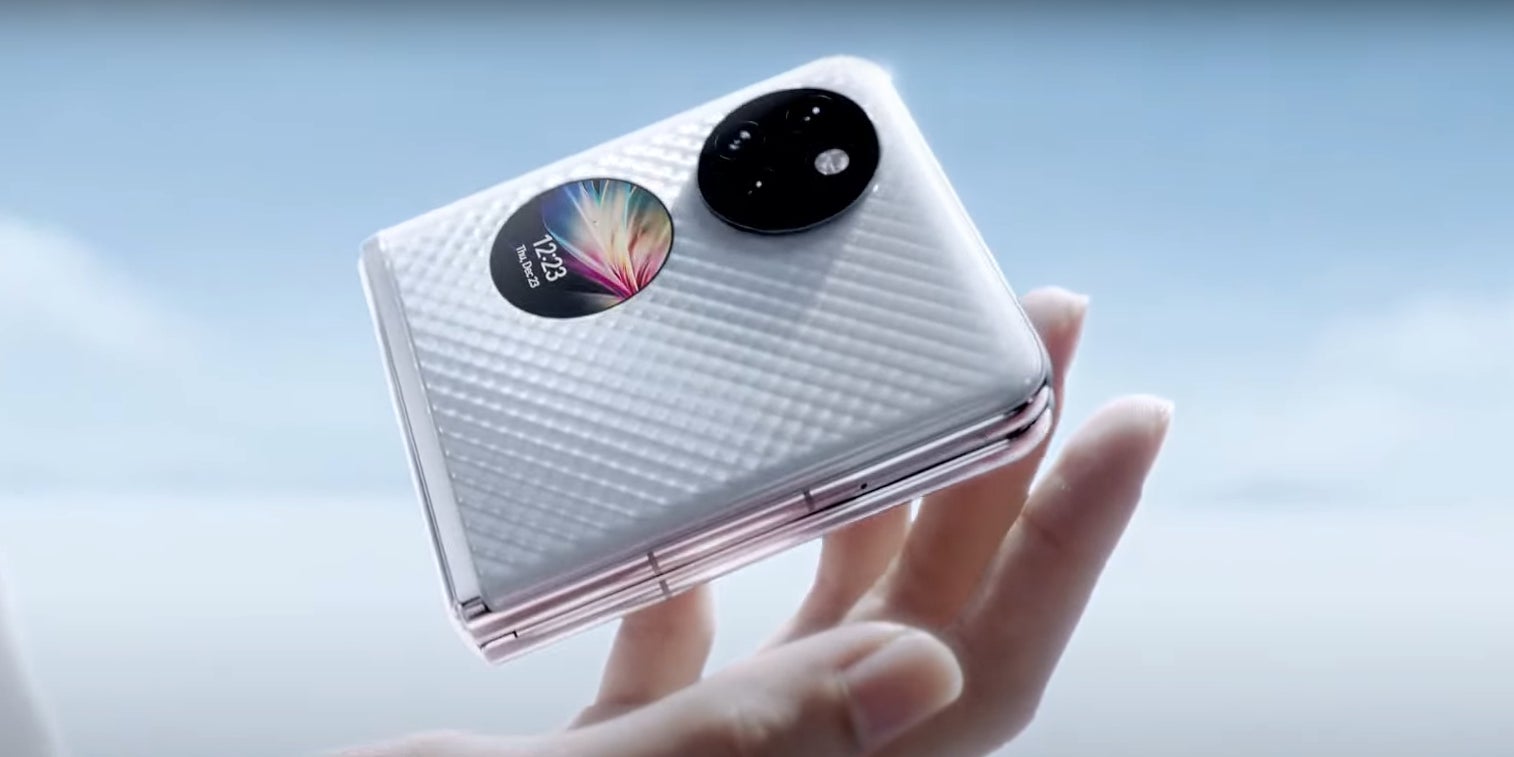 Le Huawei P50 Pocket, un smartphone de charme.