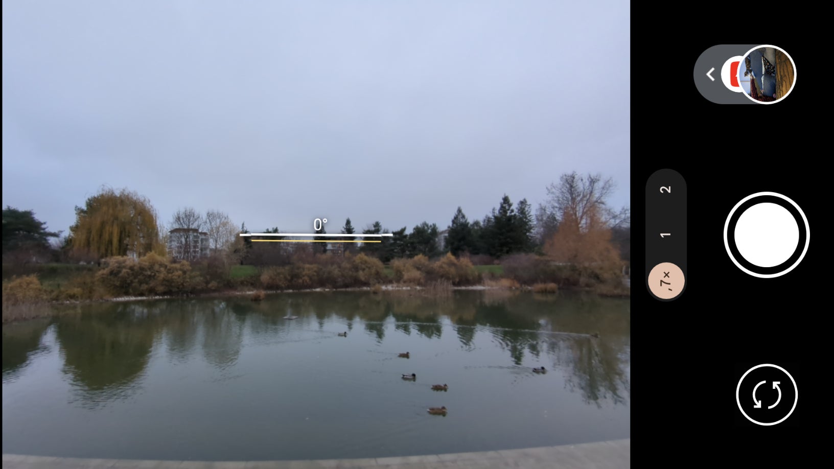 Le niveau sur le Google Pixel 6 permet de mieux appréhender son cadre