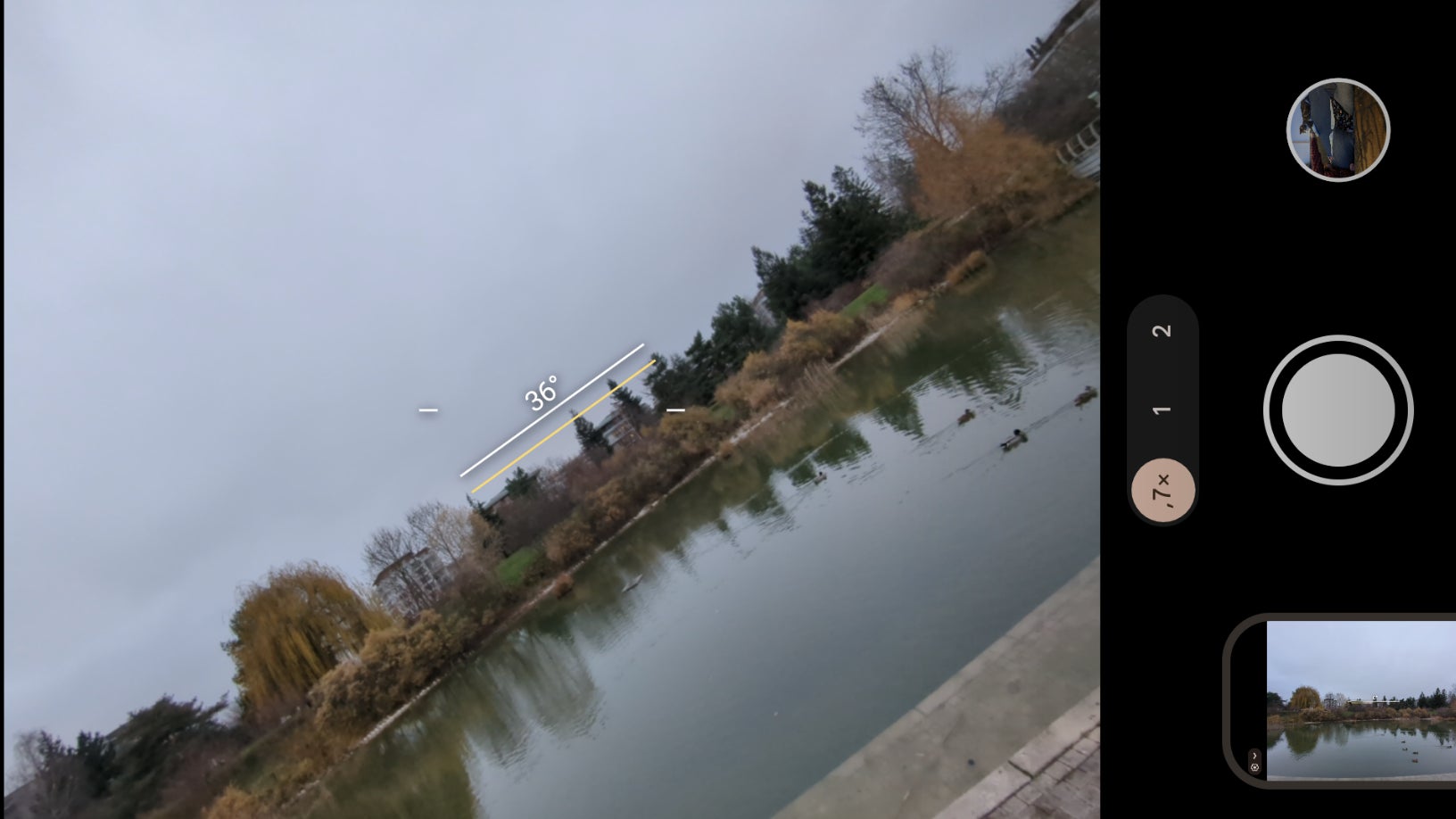 Parce que bon, à 36°, vous voyez bien que la photo donnerait un peu n'importe quoi