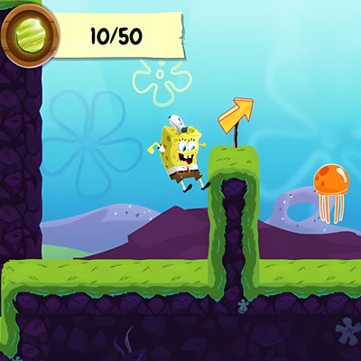 La Course de Bob l'éponge : une aventure déjantée dans Bikini Bottom sur SFR Jeux