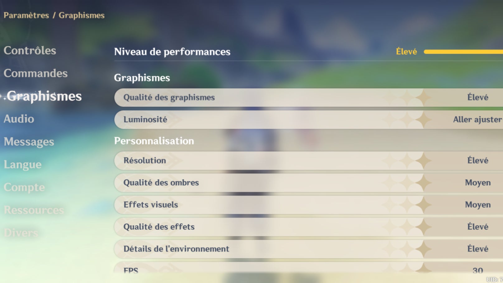 Le Pixel 10 permet tout de même de jouer en "élevé" sur Genshin Impact