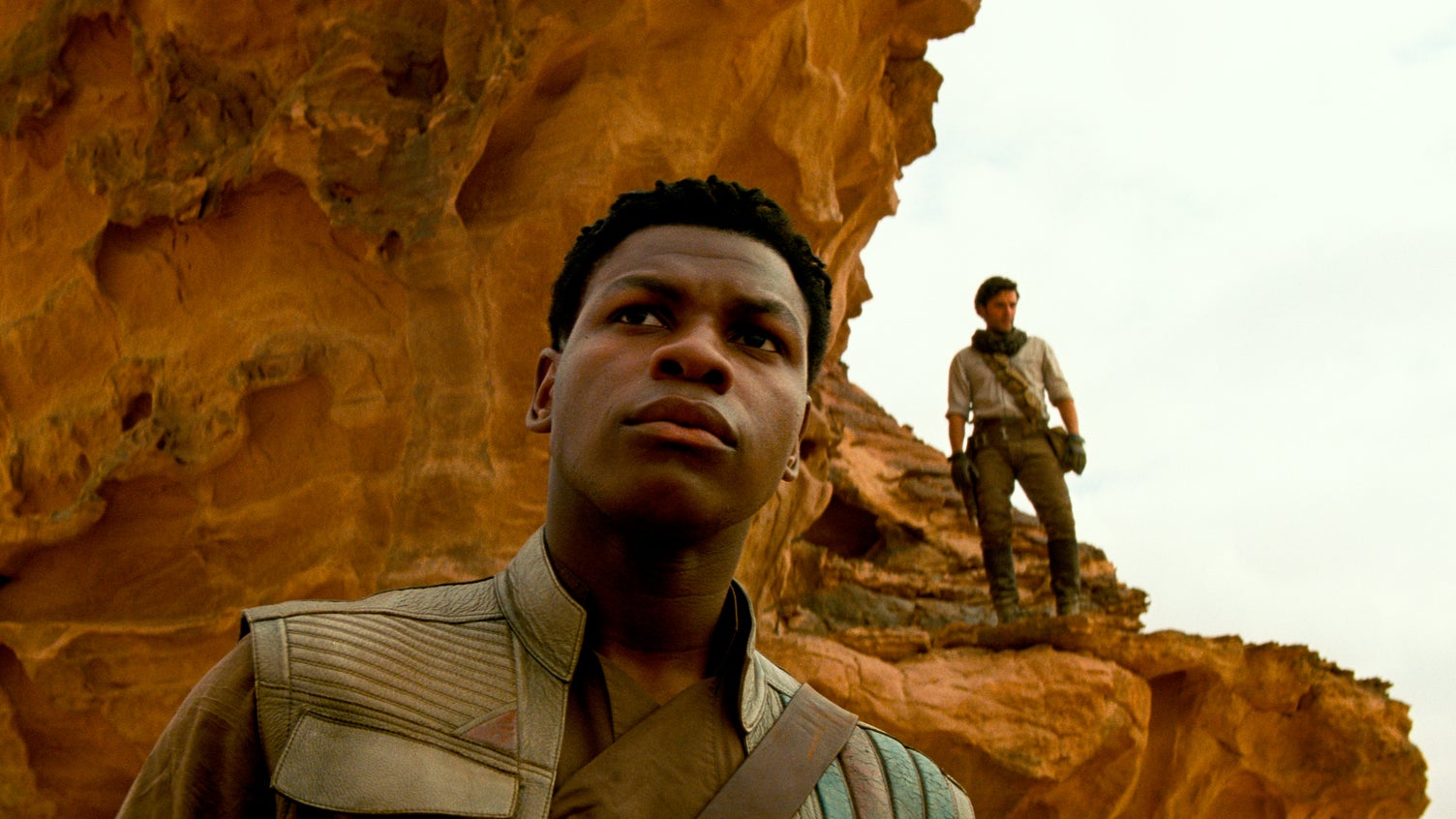 Finn et Poe dans Star Wars IX : L'Ascension de Skywalker.