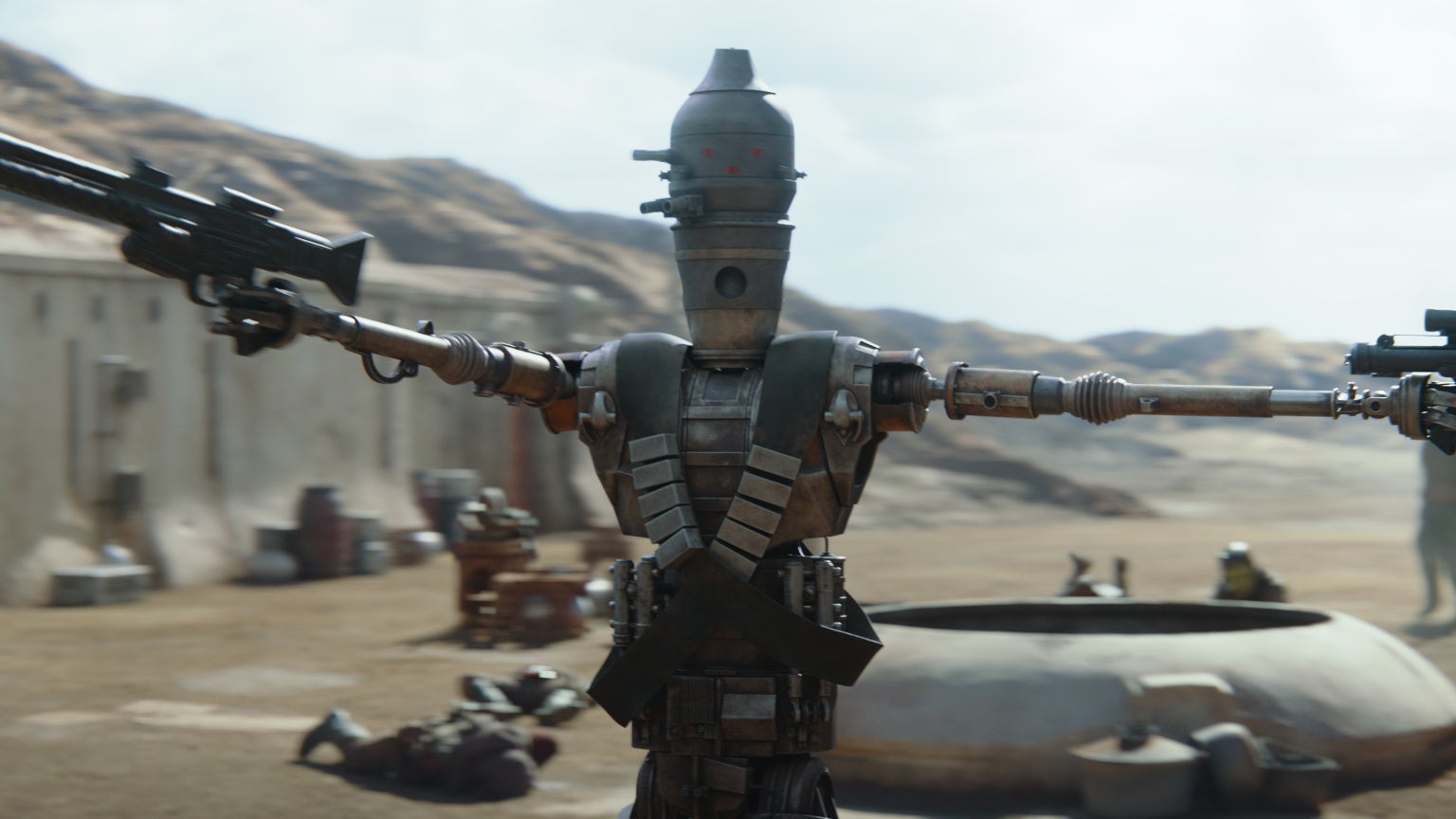 Le robot chasseur de primes doublé par Taika Waititi dans The Mandalorian.