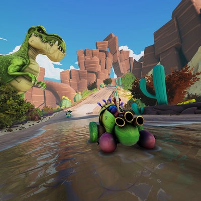 Vivez votre passion du karting sur SFR Gaming avec le jeu Gigantosaurus : Dino Kart