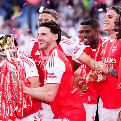 Quand Arsenal fête son titre de champion avec les Oakley Meta