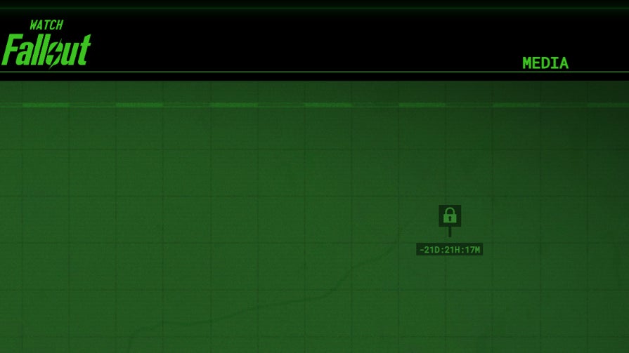 Le compte à rebours sur le site officiel de la série Fallout