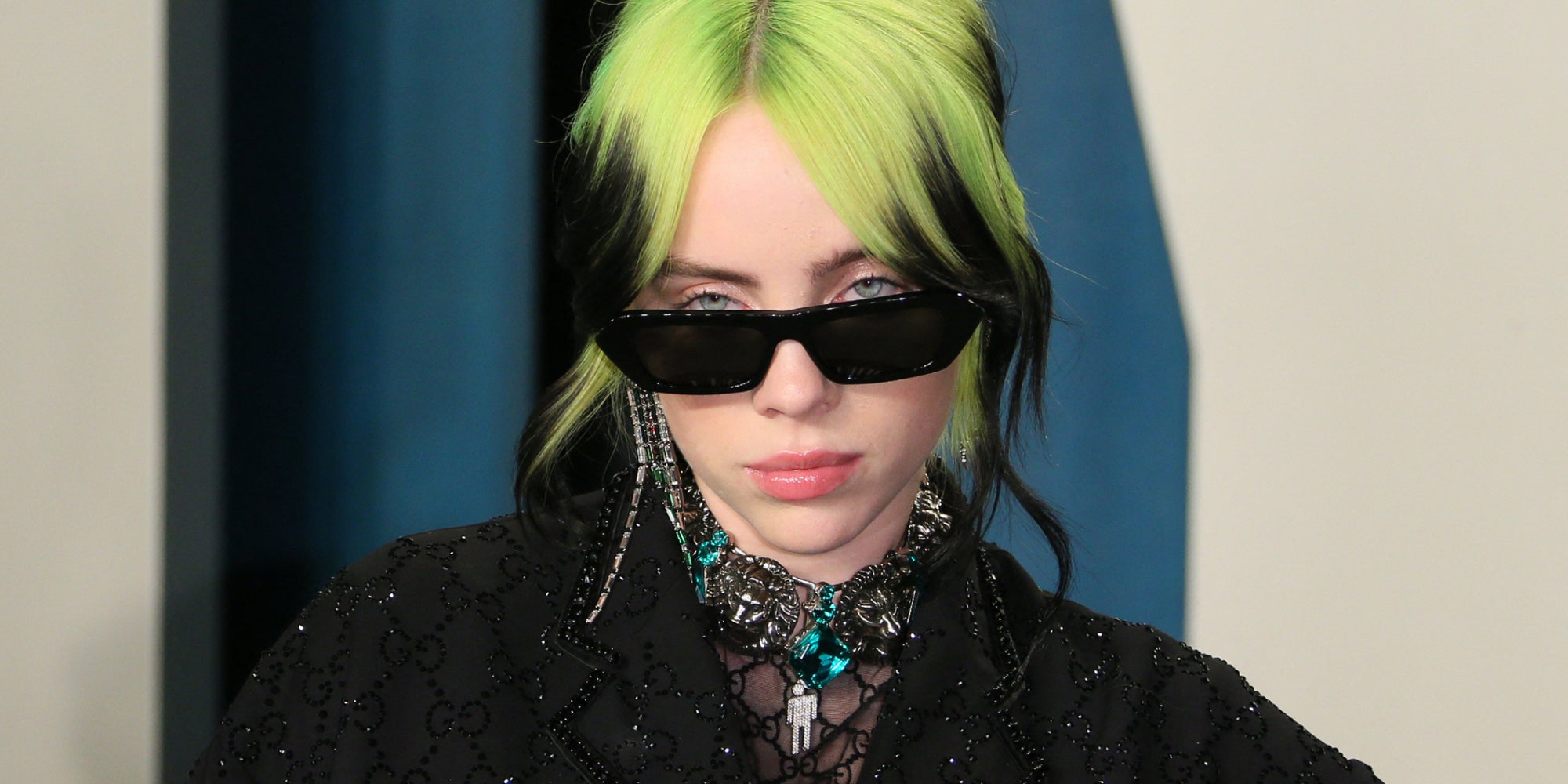 Billie Eilish à la soirée des Oscars 2020 de Vanity Fair, à Beverly Hills.