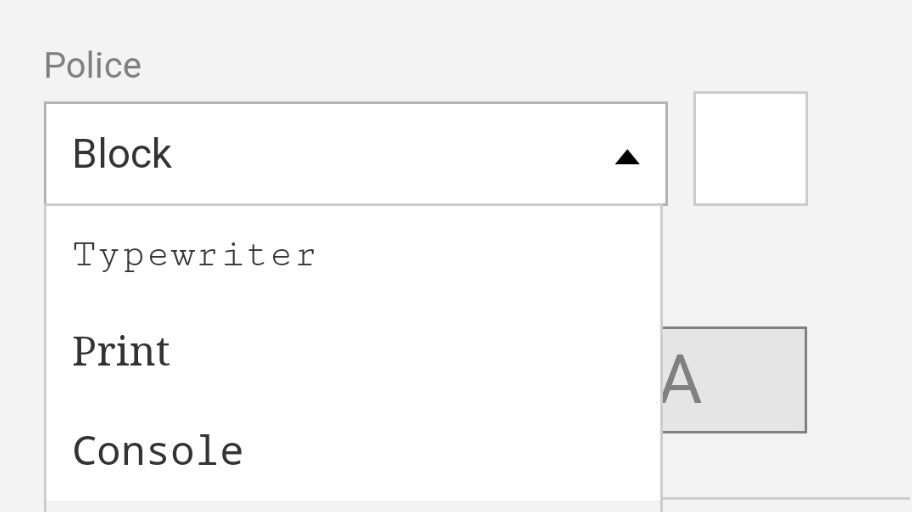 Les différentes polices disponibles pour les sous-titres sur Netflix