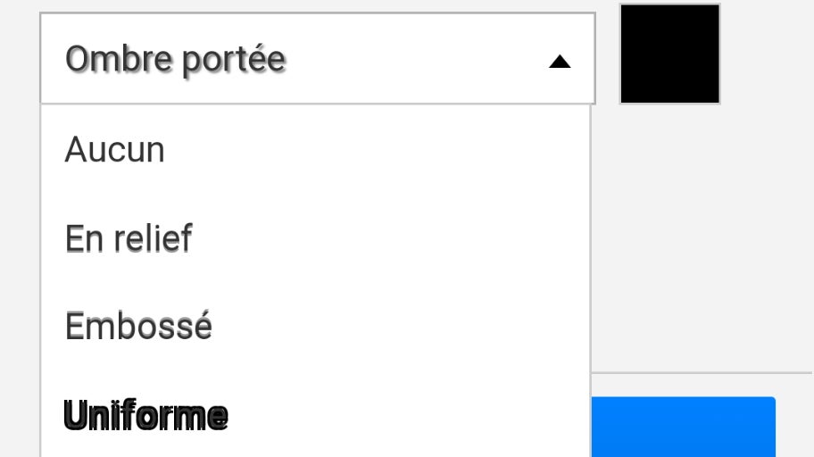 Il est également possible de modifier le type d'ombre portée pour les sous-titres sur Netflix