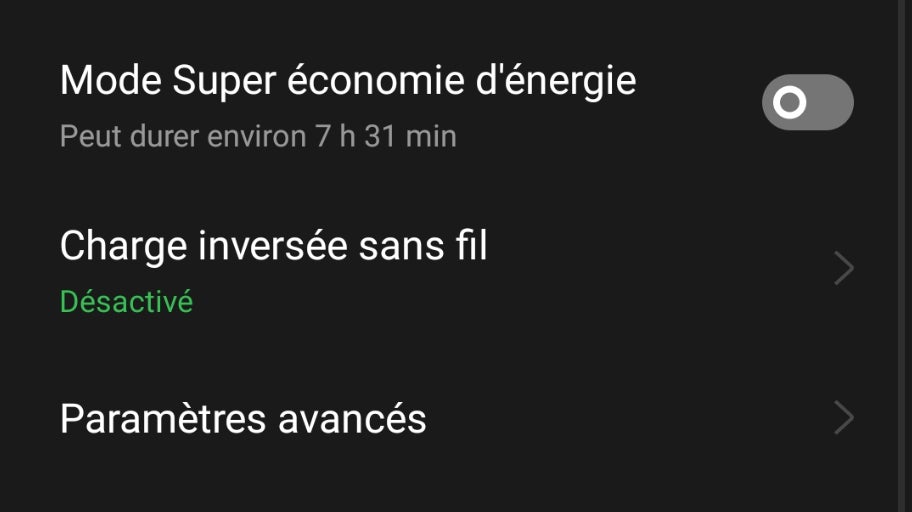 L'évolution de la batterie du OPPO Find X3 Pro au cours d'une journée normale