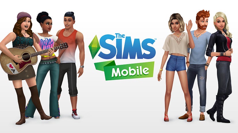 Affiche promotionnelle du jeu Les Sims Mobile. Affiche promotionnelle du jeu Les Sims Mobile.