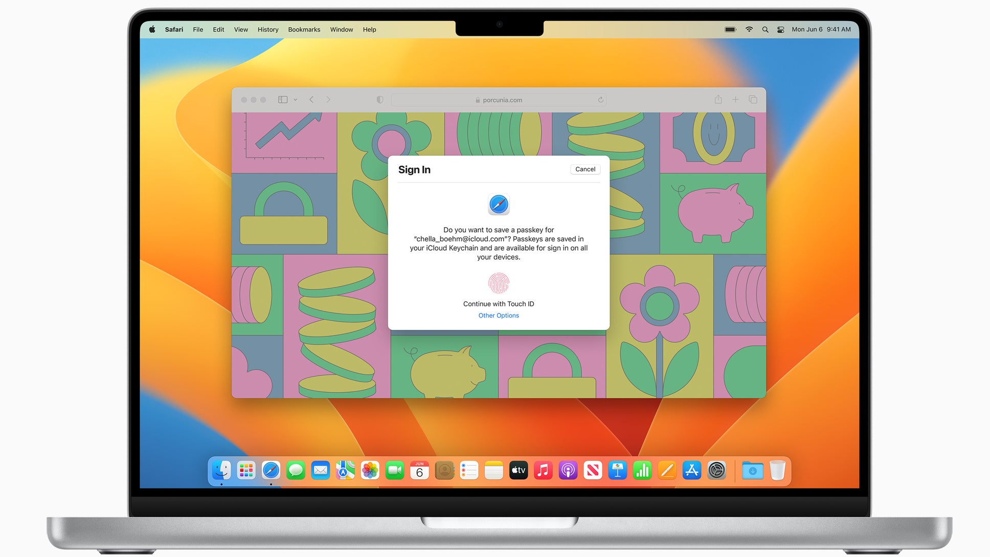 Avec Passkeys, il sera possible de s'authentifier sur un compte en ligne simplement en déverrouillant son iPhone.