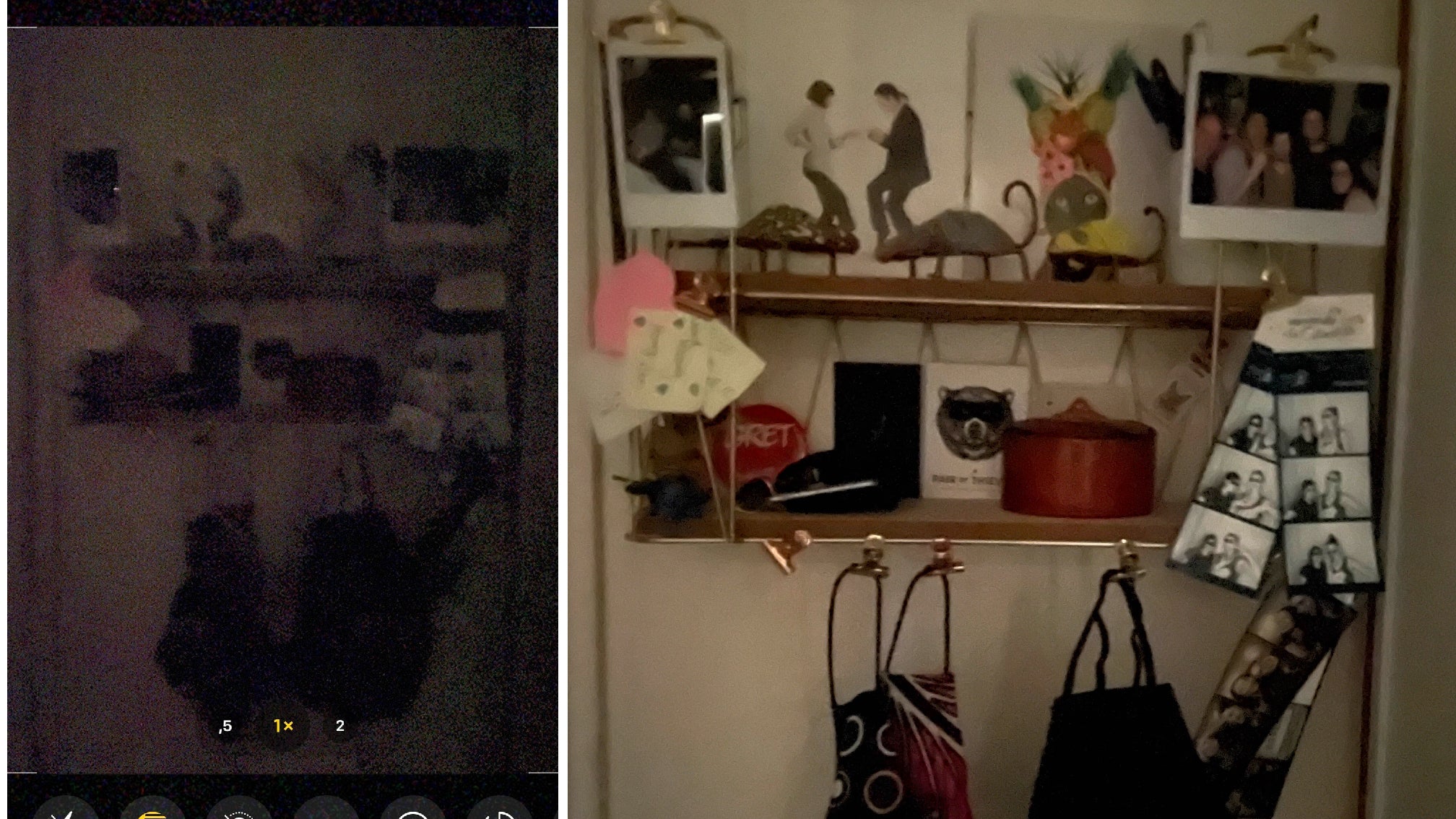 On pousse l'exemple à l'extrême : c'est pas joli-joli, mais c'est déjà étonnant pour une photo prise dans le noir total (temps de pose de 10 secondes) !