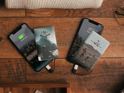 Idée cadeau de Noël : une batterie externe personnalisable