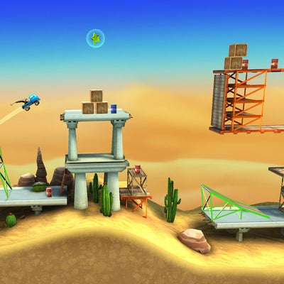 Bridge Constructor Stunts : du pont et du bond sur SFR Gaming
