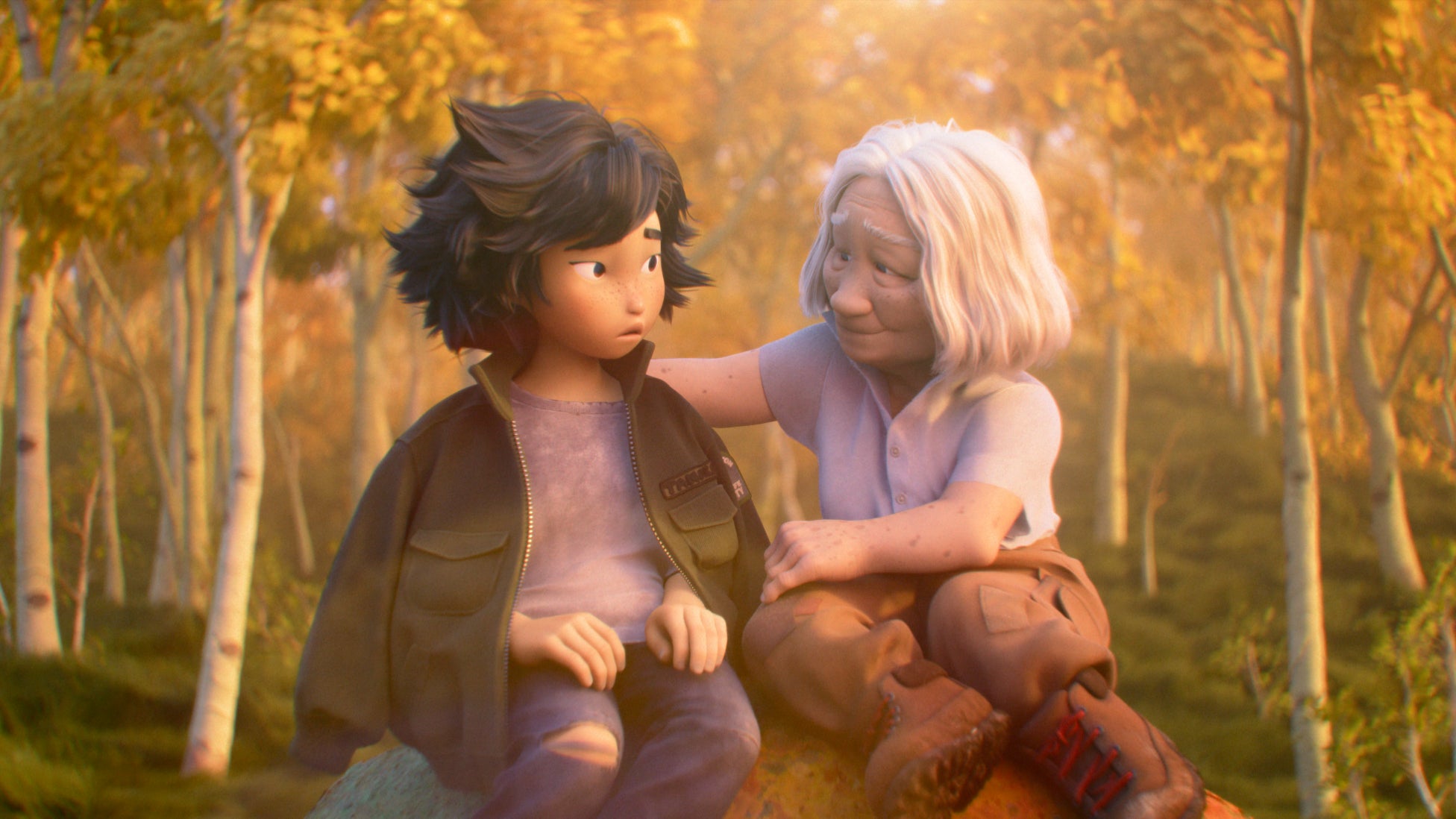 Mabel et sa grand-mère dans "Jumpers" Mabel et sa grand-mère dans "Jumpers"