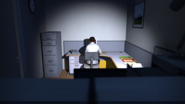 L'esthétique de Severance est similaire à celle de The Stanley Parable