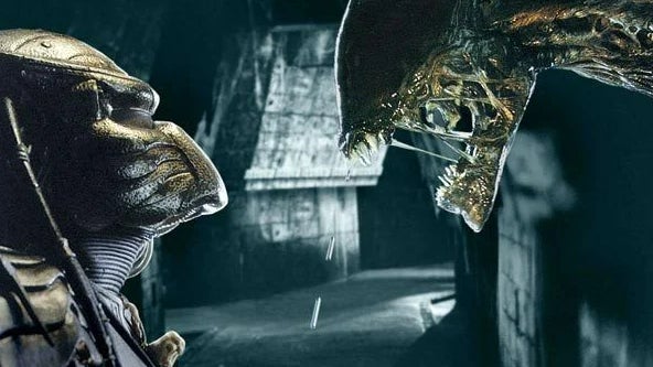 Le xénomorphe et le predator dans "Alien vs. Predator"