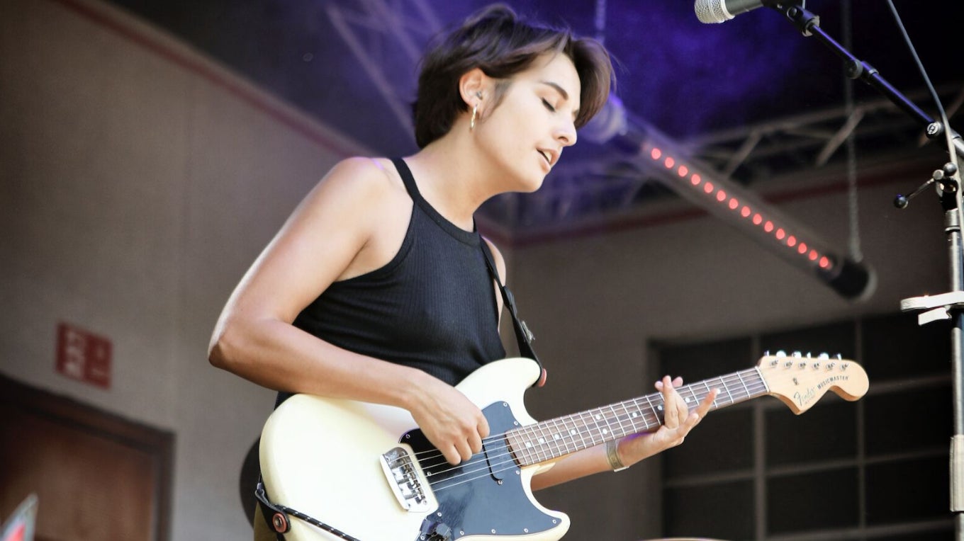 Sabrina de Décibelles sur la scène Firstone de Rock en Seine le 25 août 2019
