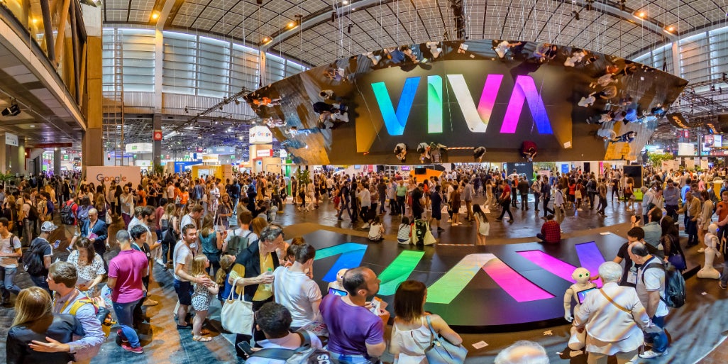 Le salon Viva Technology 2019, au Parc des Expositions Porte de Versailles, où de nombreuses start-up du monde entier viennent présenter leurs innovations.