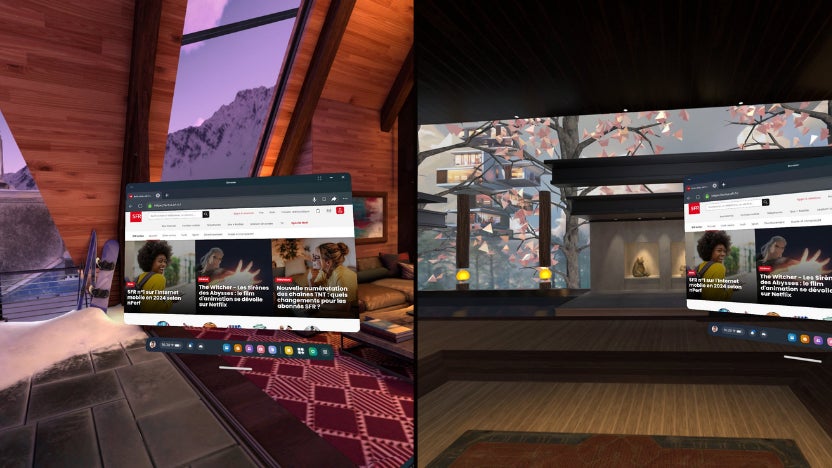Il est possible de se créer son propre espace personnalisé n'importe où...