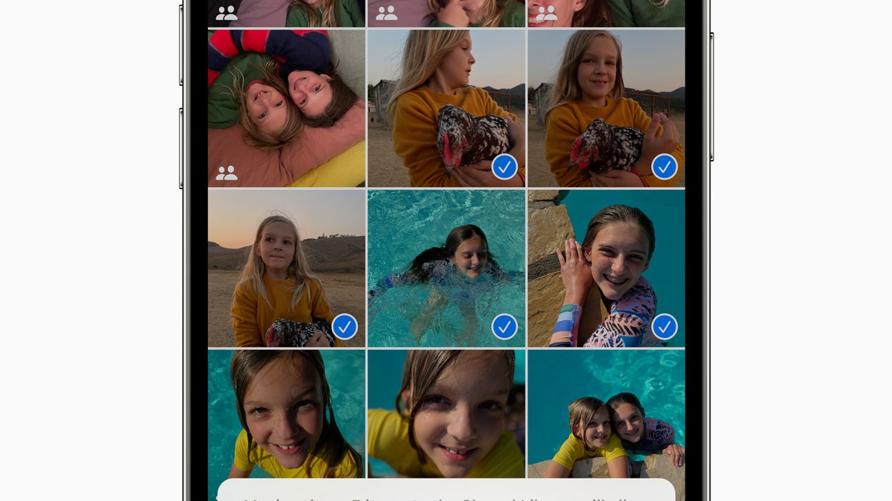 Jusqu'à six personnes peuvent accéder et contribuer à la Photothèque partagée iCloud.