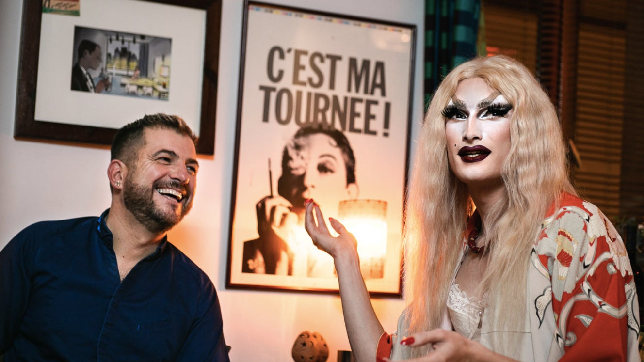 Éric Guérin et Alice Psycho lors de notre interview.