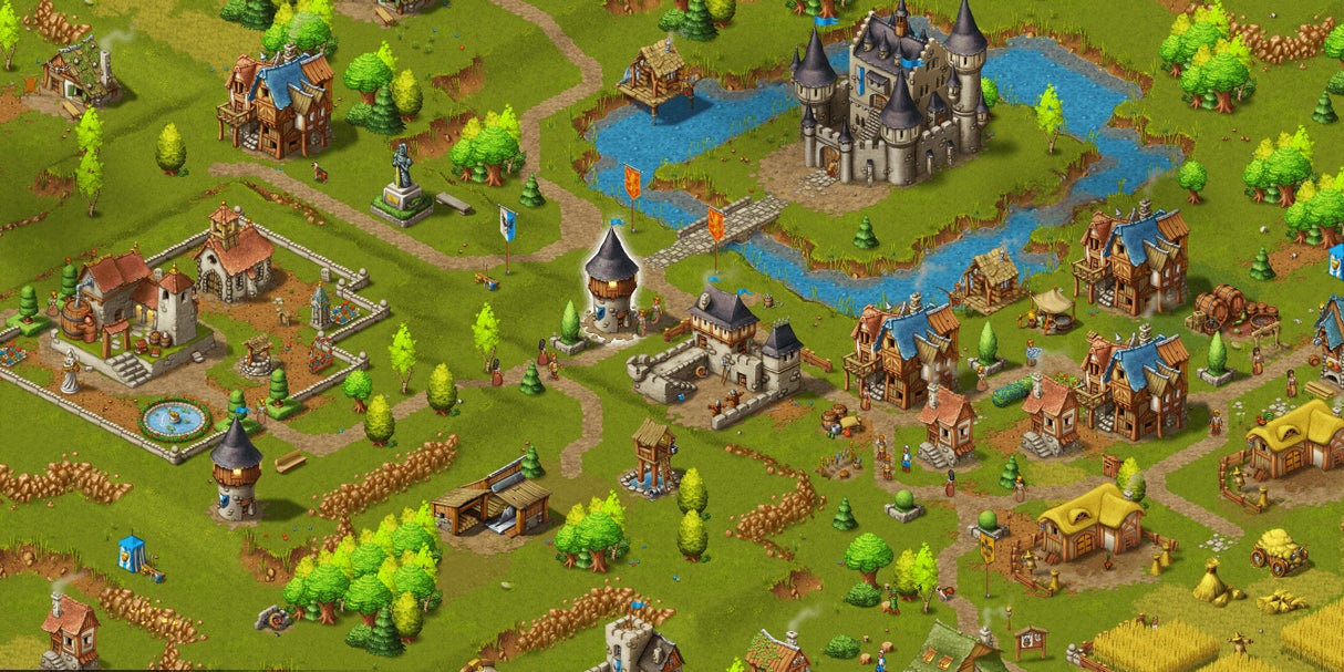 Bâtissez votre cité médiale dans Townsmen, le jeu de gestion disponible sur SFR Gaming
