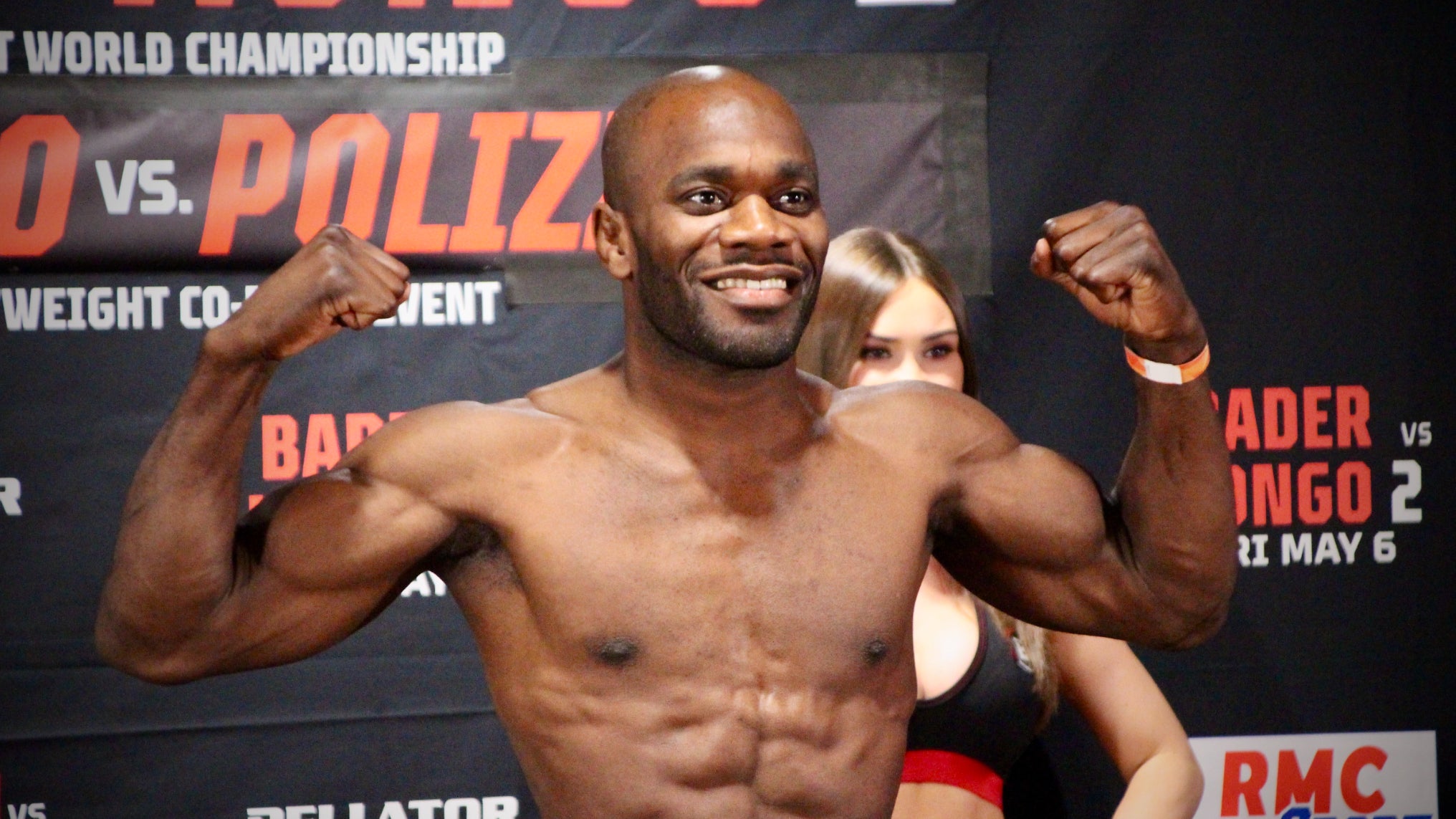 Le Français Yves Landu (poids léger).