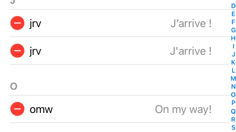 Modifier ou supprimer un texte