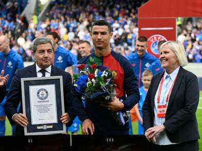 Cristiano Ronaldo entre au Guinness des Records