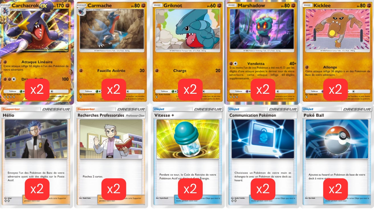 Très satisfaisant à jouer, harcelez les Pokémon de votre adversaire avec Carchacrok Ex