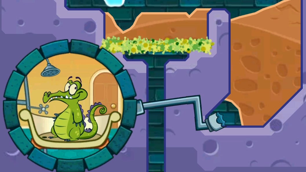 Creusez un chemin pour acheminer l'eau jusque dans les tuyaux, en récoltant au passage de précieux canards en plastique.