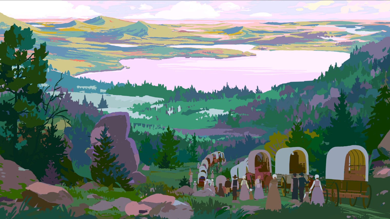 Une invitation au voyage dans les splendides décors de l'Ouest américain.